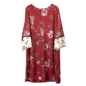 J. Jill floral‎ shift dress Size M